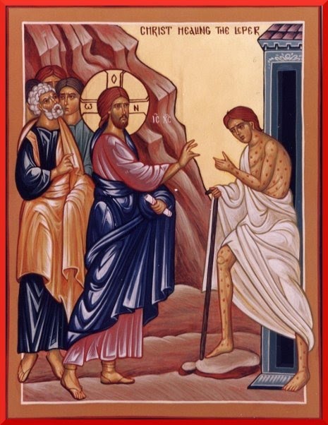Christ healing the lepers dans images sacrée Christ_Healing_the_Leper